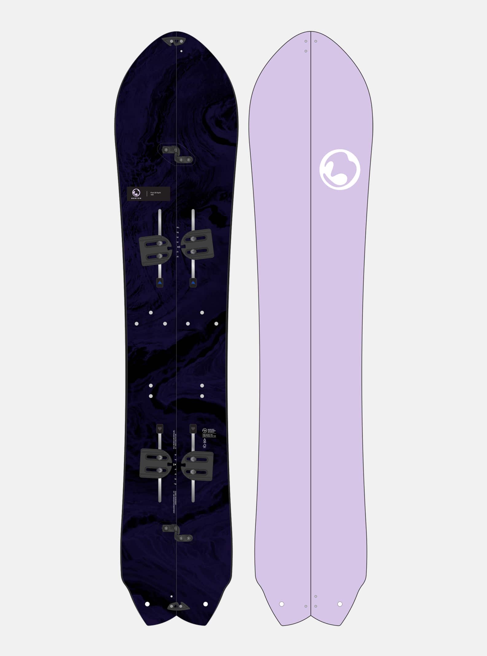 Burton 3D Fish Directional Flat Top Splitboard