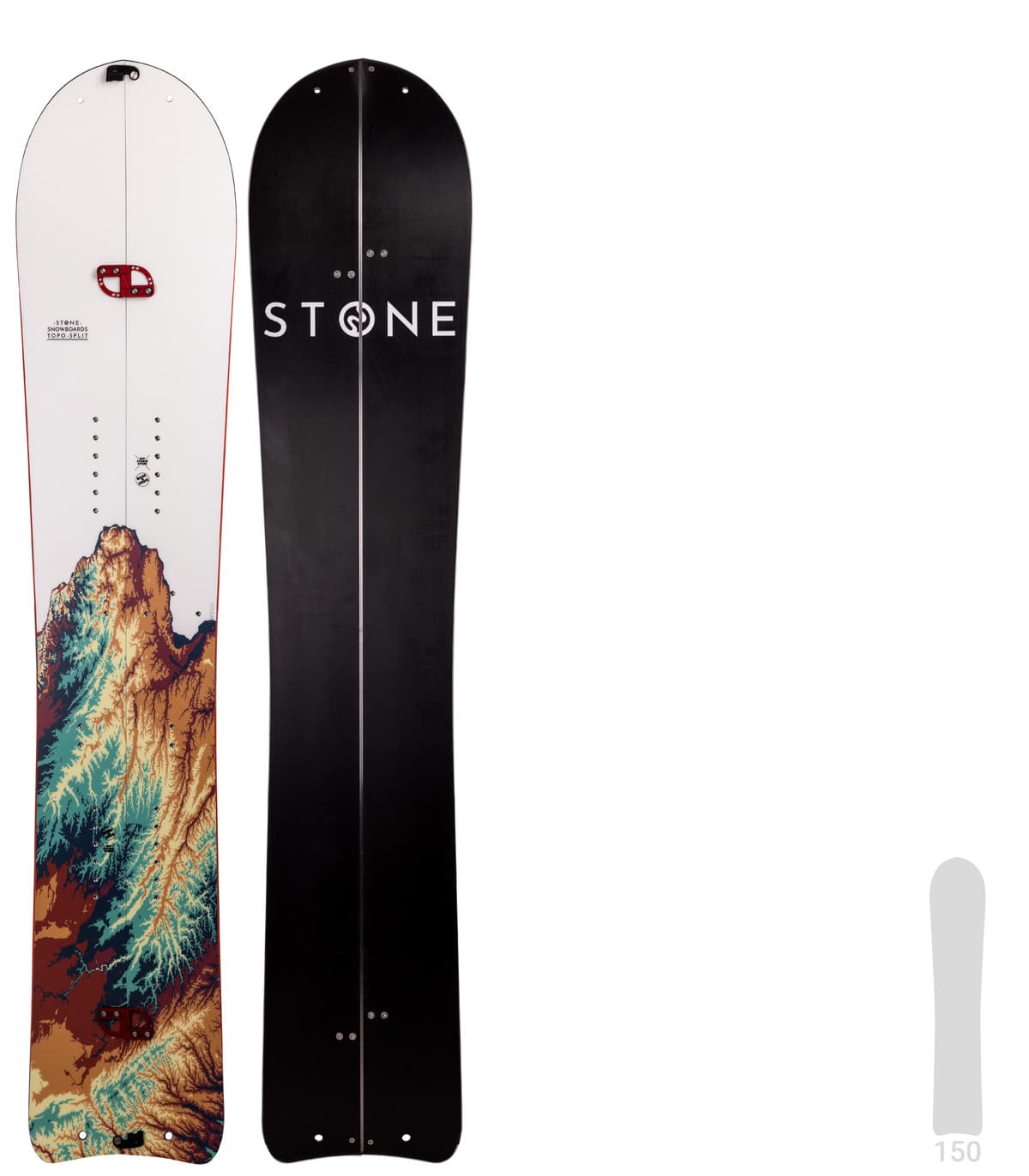 Stone Snowboards Topo Split